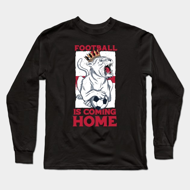 Football Is Coming Home // It's Coming Home // Come On England Long Sleeve T-Shirt by SLAG_Creative